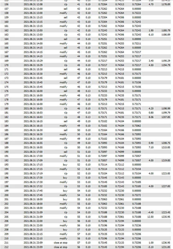 Low risk account balance after 24 hours of trading