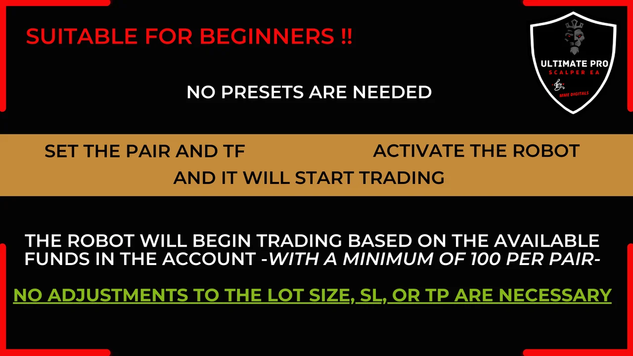 100% automatic trading robot banner