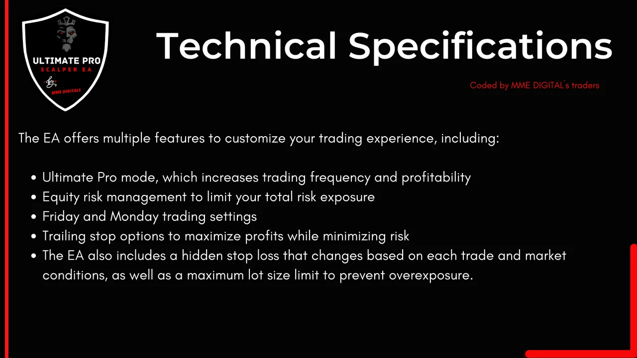 Ultimate Pro Scalper EA entries on EURUSD