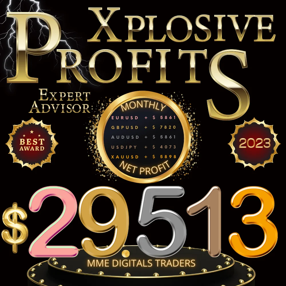 XplosiveProfits EA cover, automated MT4 forex robot