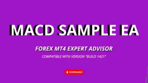 MACD Sample EA - Free EA Download