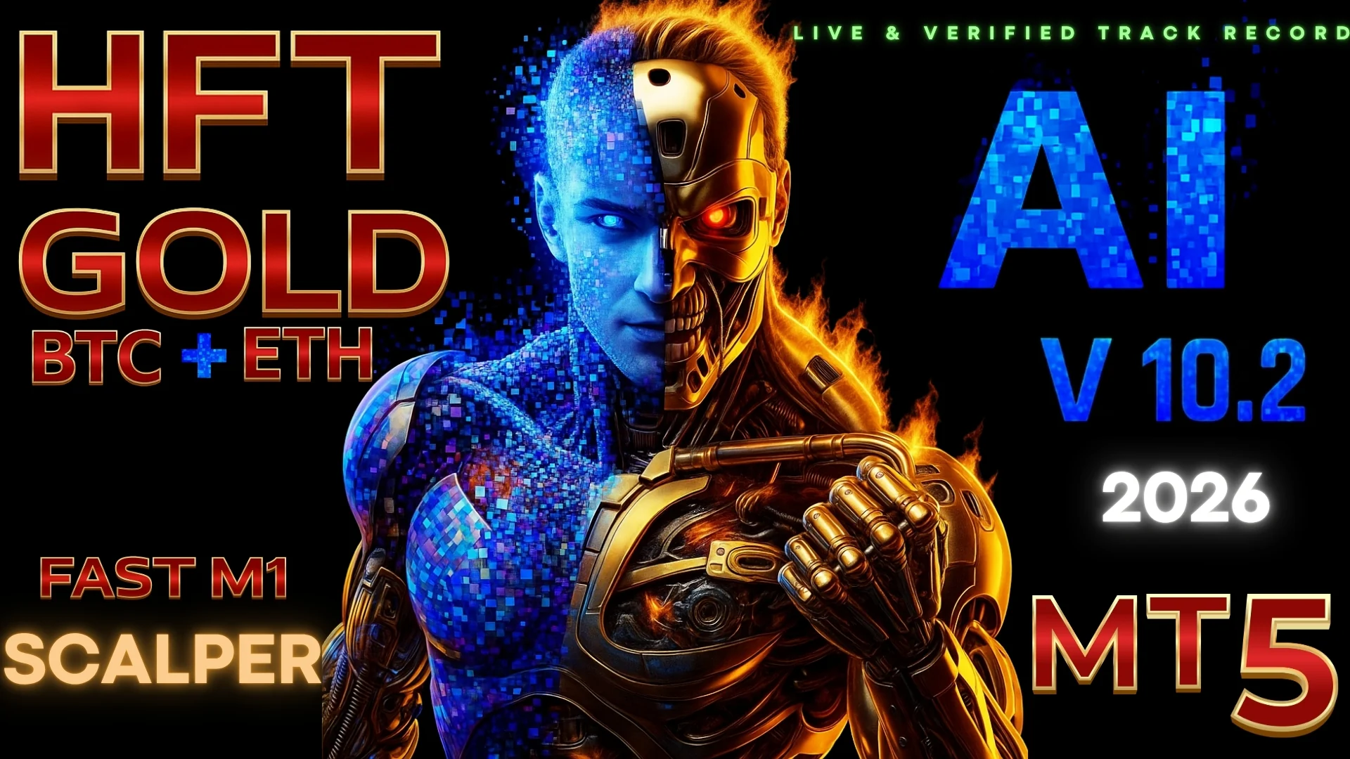 HFT AI Fast M1 Gold Scalper MT5 EA 1