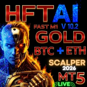 HFT AI Fast M1 Gold Scalper MT5 EA