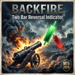 Backfire Two Bar Reversal Indicator MT5 - Manual Trading Forex Trading Tool