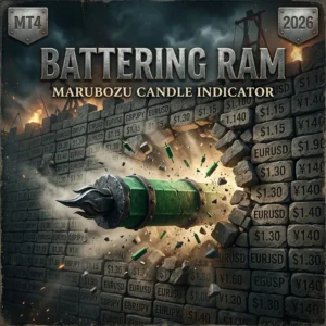 Battering Ram Marubozu Candle Indicator MT4 - Manual Trading Forex Trading Tool
