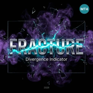 Fracture divergence MT4 indicator cover with a non repainting arrow