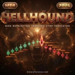 Hellhound Trailing Stop Indicator MT4 - Manual Trading Forex Trading Tool