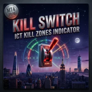 Kill Switch ICT Kill Zones Indicator MT4 - Manual Trading Forex Trading Tool