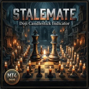 Stalemate Doji Candlestick Indicator MT4 - Manual Trading Forex Trading Tool