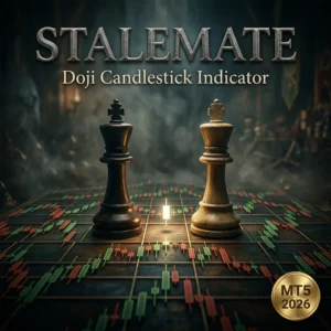 Stalemate Doji Candlestick Indicator MT5 - Manual Trading Forex Trading Tool