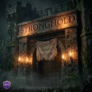 Stronghold supply and demand MT5 indicator cover with a non repainting arrow